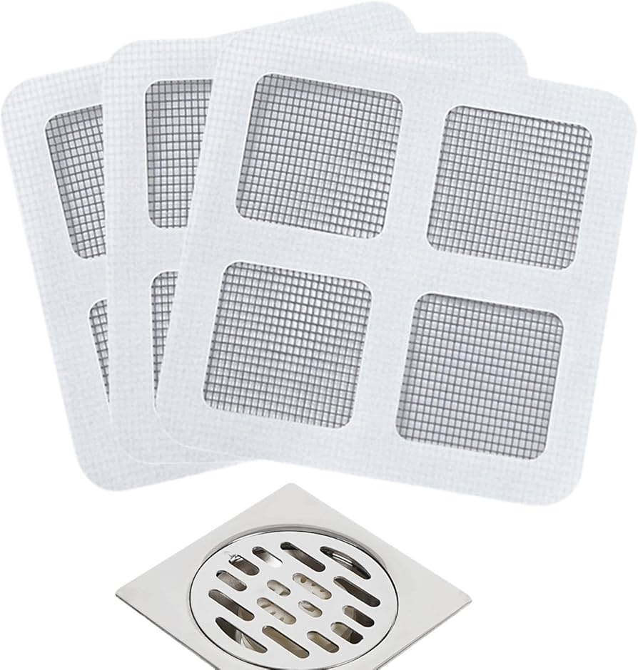 Filtro de Drenaje Metálico para Baño - 3 piezas