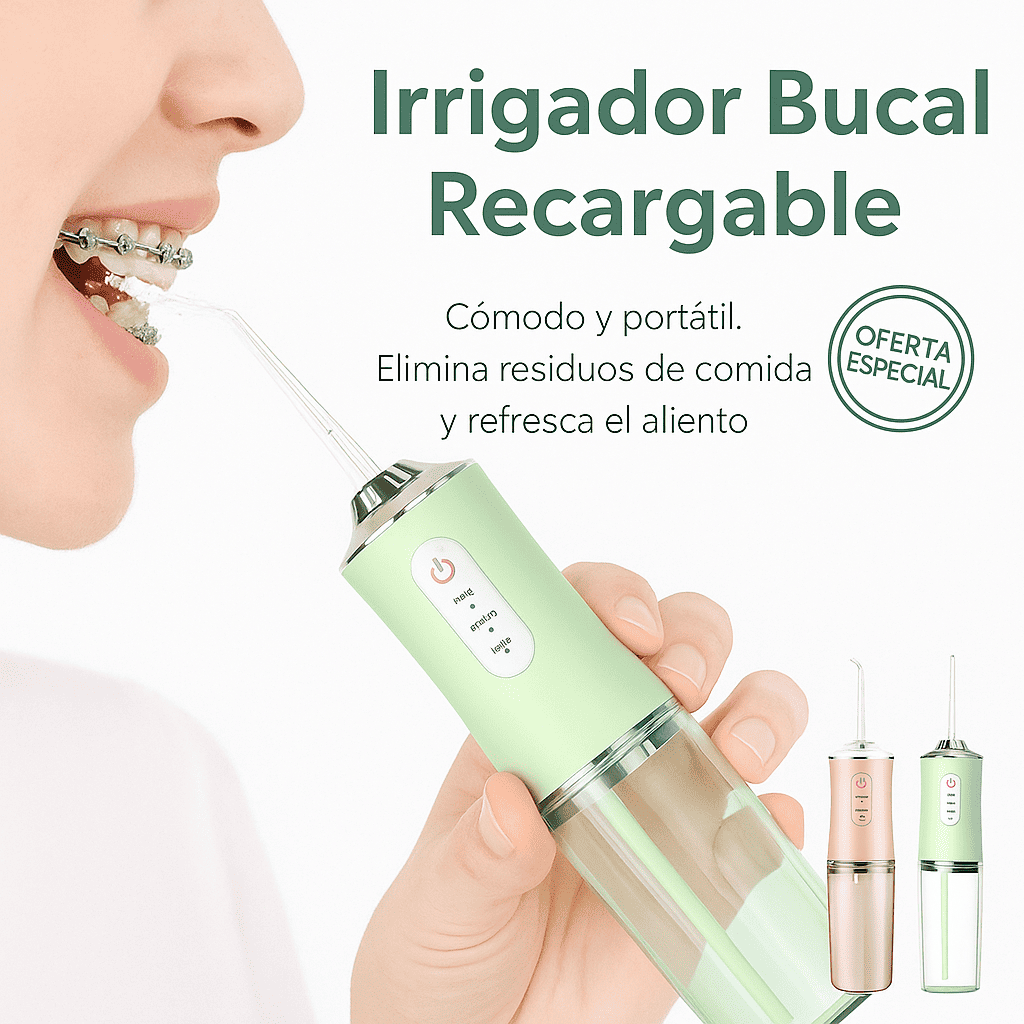 ProClean™ Irrigador Bucal Antisarro Recargable