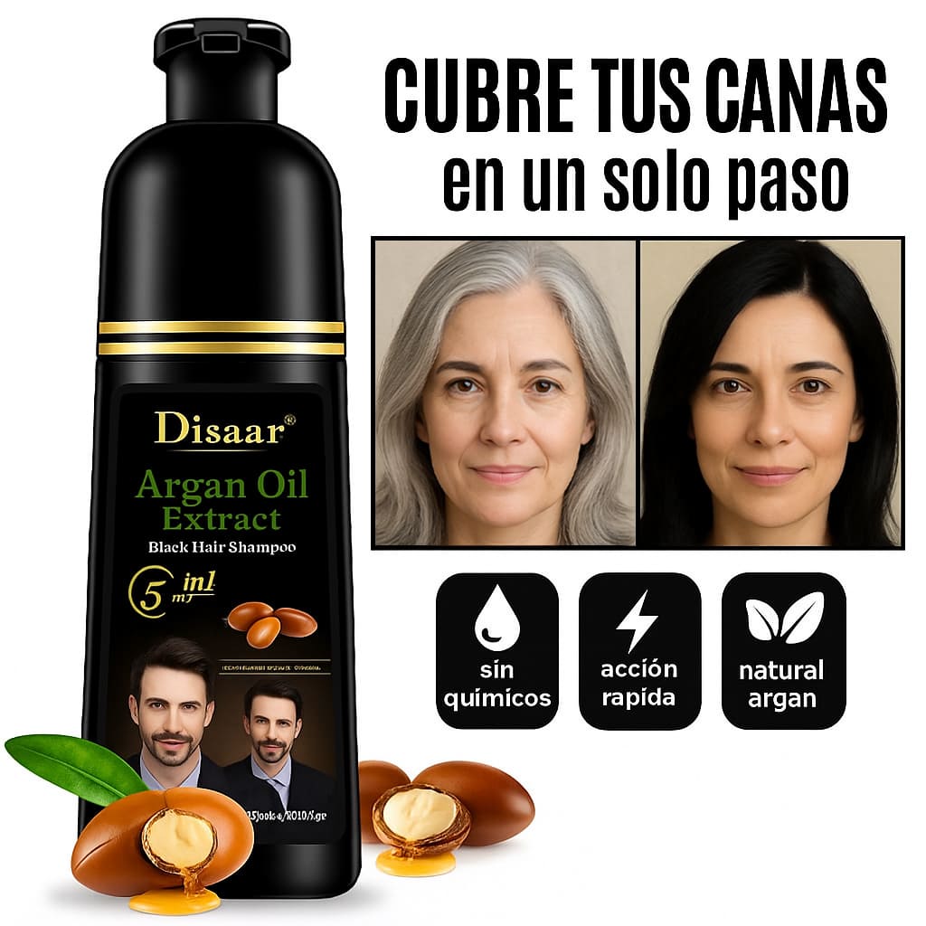 LANZAMIENTO - Nuevo Shampoo Cubre Canas Disaar MARRON 400ML