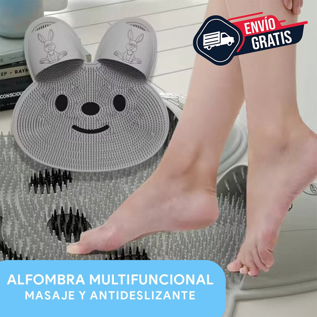 Alfombra Exfoliadora Anti-Deslizante para Ducha