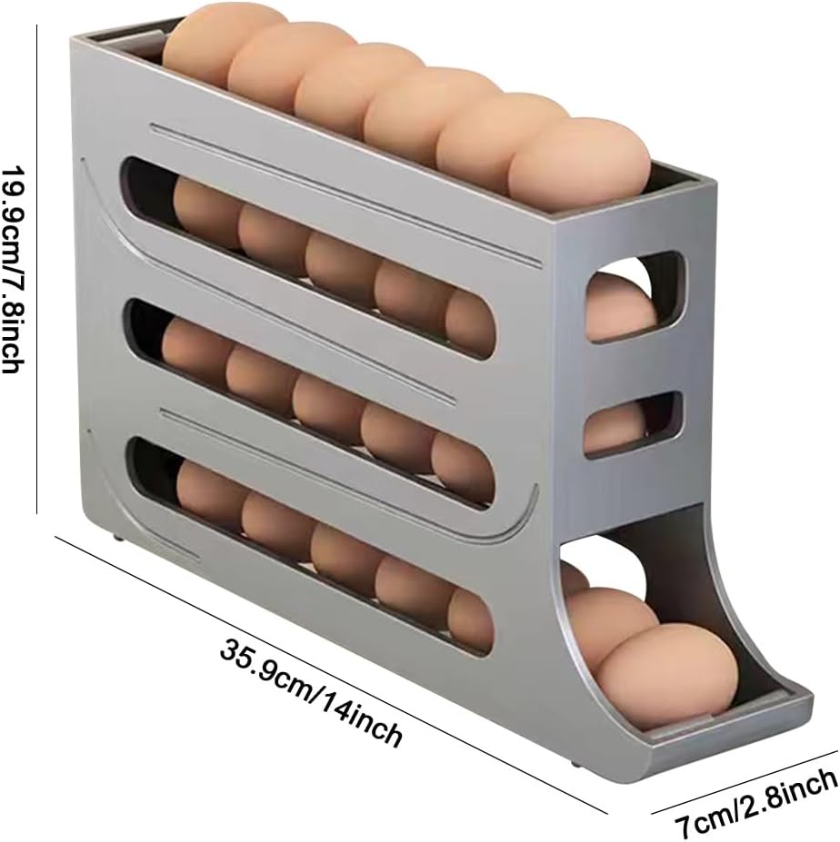 EggKeeper Pro: Organizador de 4 Niveles para Huevos 🥚