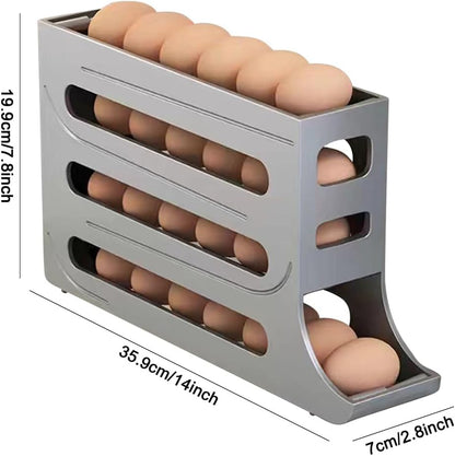 EggKeeper Pro: Organizador de 4 Niveles para Huevos 🥚