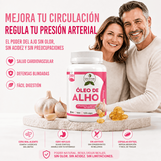 PureGarlic - Aceite de Ajo sin olor - 60 Capsulas