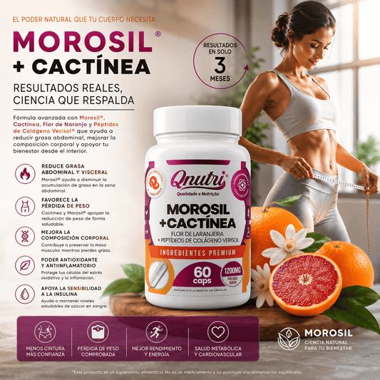 Morosil + Cactinea NUEVA FORMULA 1200mg - 60 Capsulas