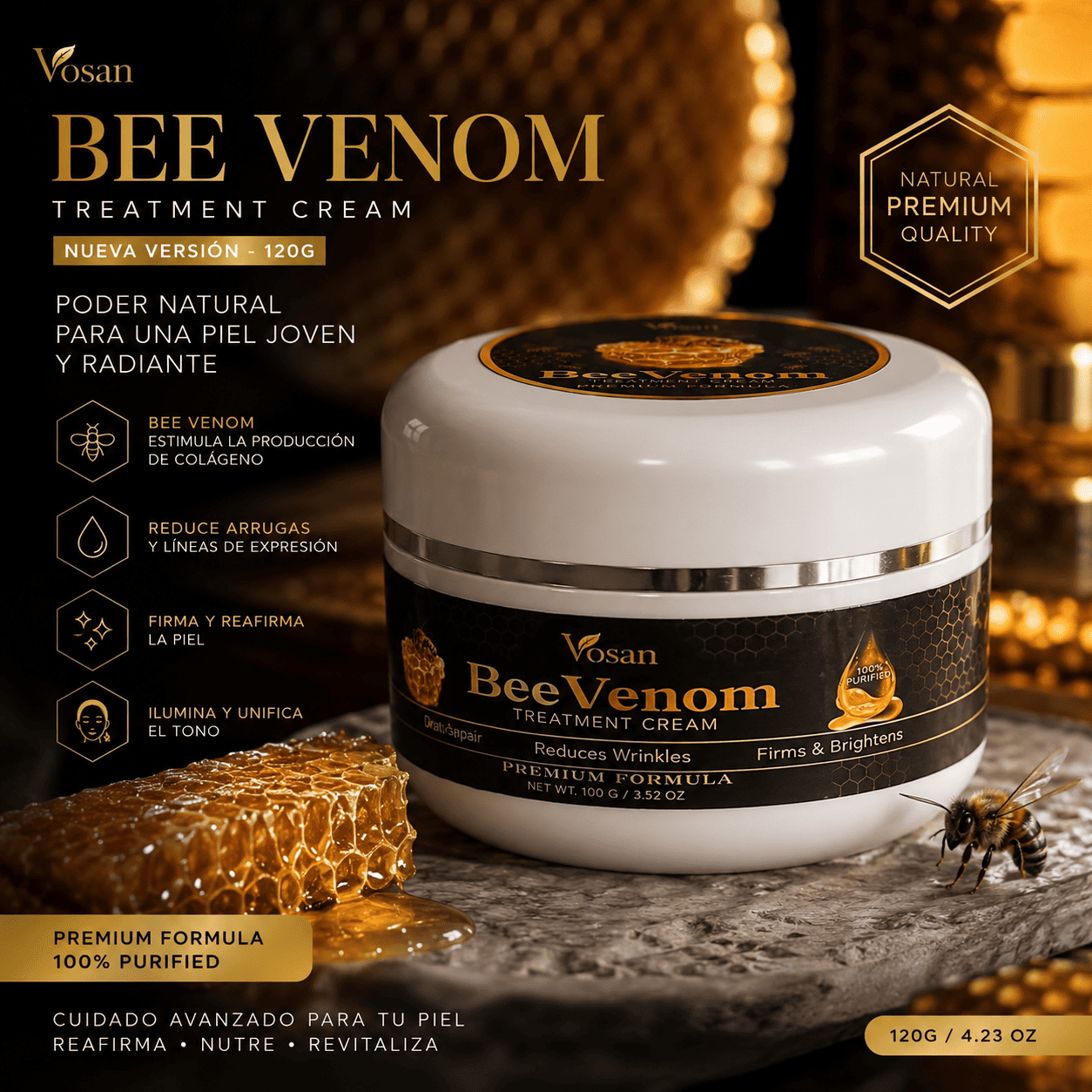 CREMA ANTIEDAD BEE VENOM - 100G
