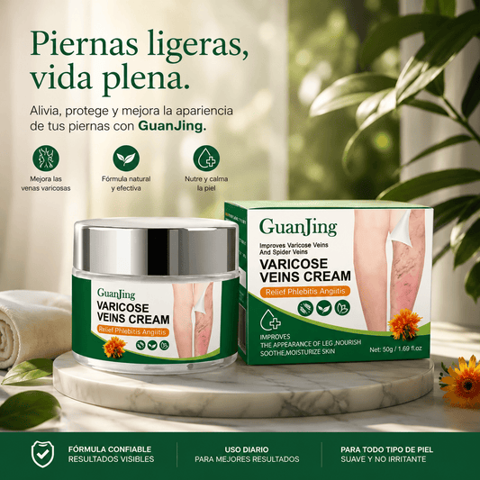GuanJing Crema para Varices y Aranitas (50g)