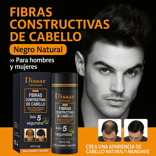 Fibra Capilar Instantánea Disaar - Negro
