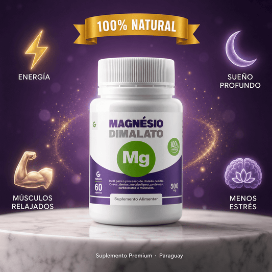 Magnesio Dimalato 500mg — 60 Cápsulas