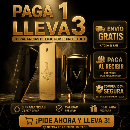Kit 3 Perfumes Masculinos Premium