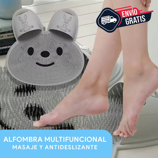 Alfombra Exfoliadora Anti-Deslizante para Ducha