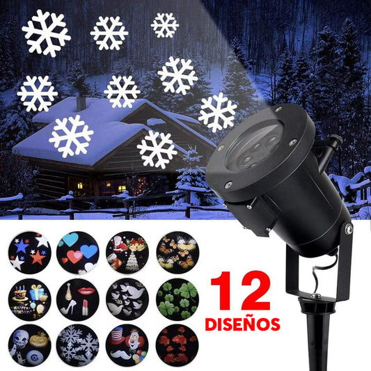 LANZAMIENTO - Proyector Led Navideño - 12 Diseños