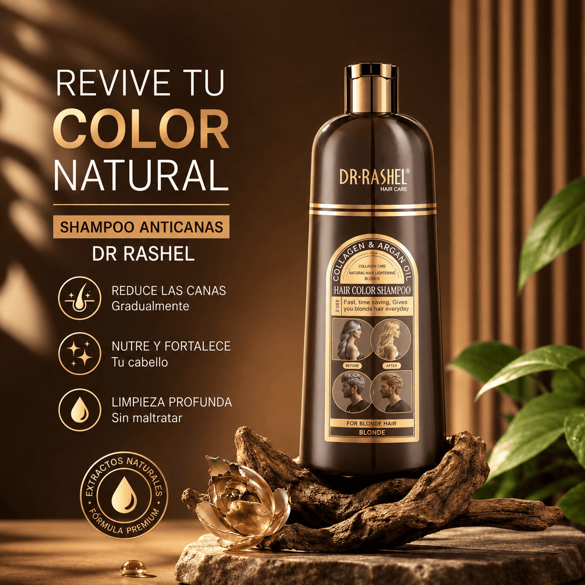 Shampoo Cubre Canas DR. RASHEL - 400ML