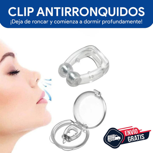 PROMOCION 2X1 Clip Antirronquidos Nasal - ¡ Deja de roncar y duerme profundamente !