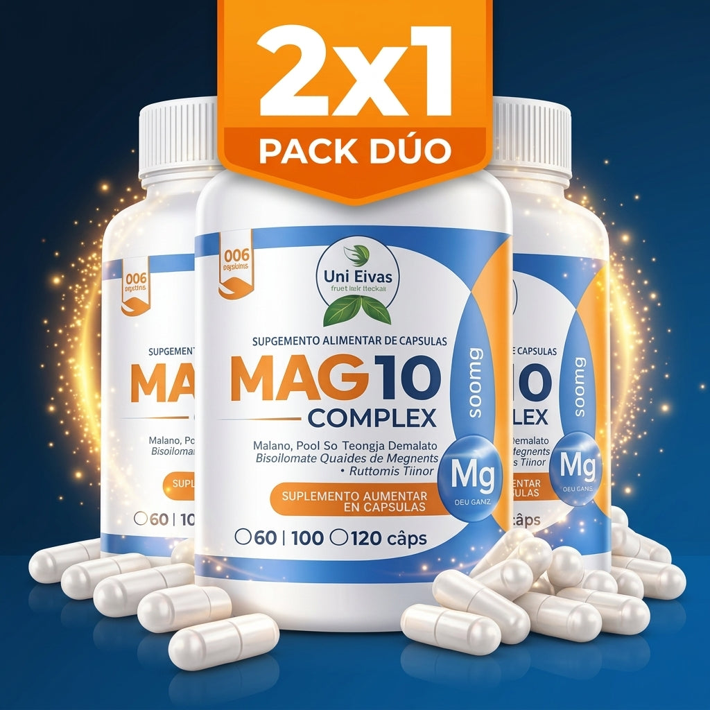 MAG10 Complex — 10 Tipos de Magnesio · Pack 2x1